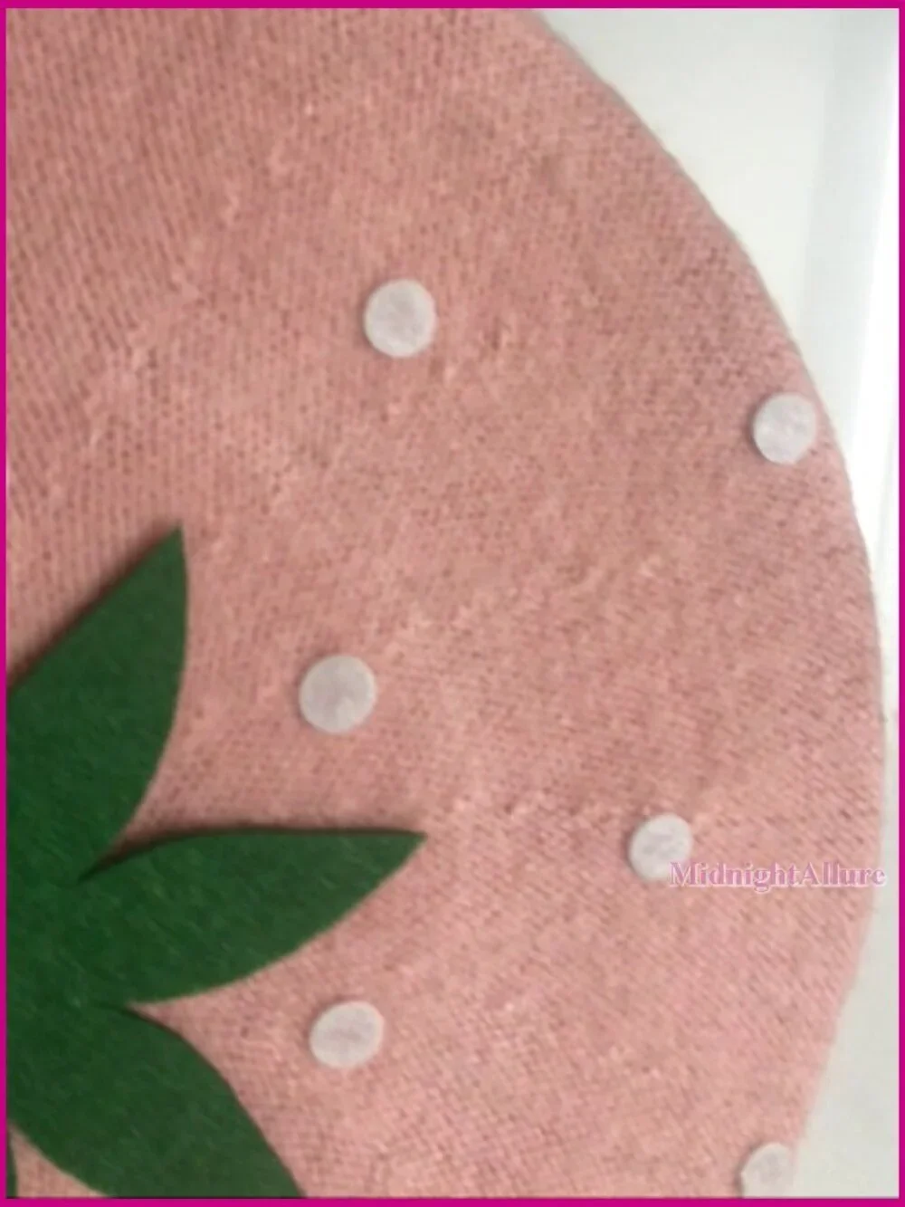 Winter Mom and Daughter Matching Beret Hats Cute Strawberry Gift